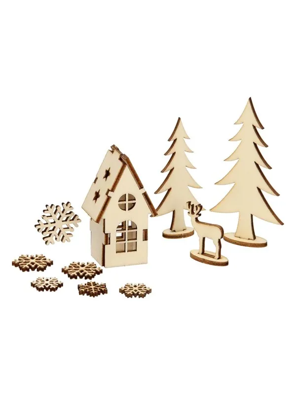 Creativ Company Create and Decorate your Christmas Decoration House
