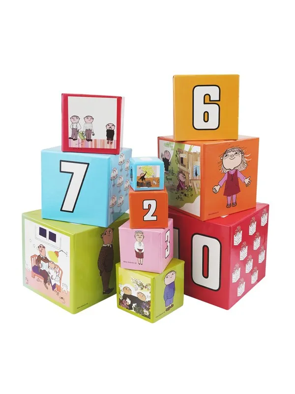 Barbo Toys Alfons Åberg Stacking Cubes 10pcs