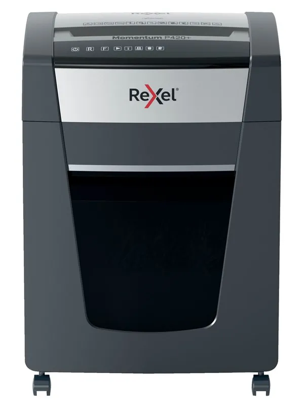 Rexel Momentum Extra P420+ krysskutt makuleringsmaskin P-4