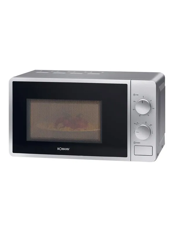Bomann MW 6014 CB - microwave oven - freestanding - silver