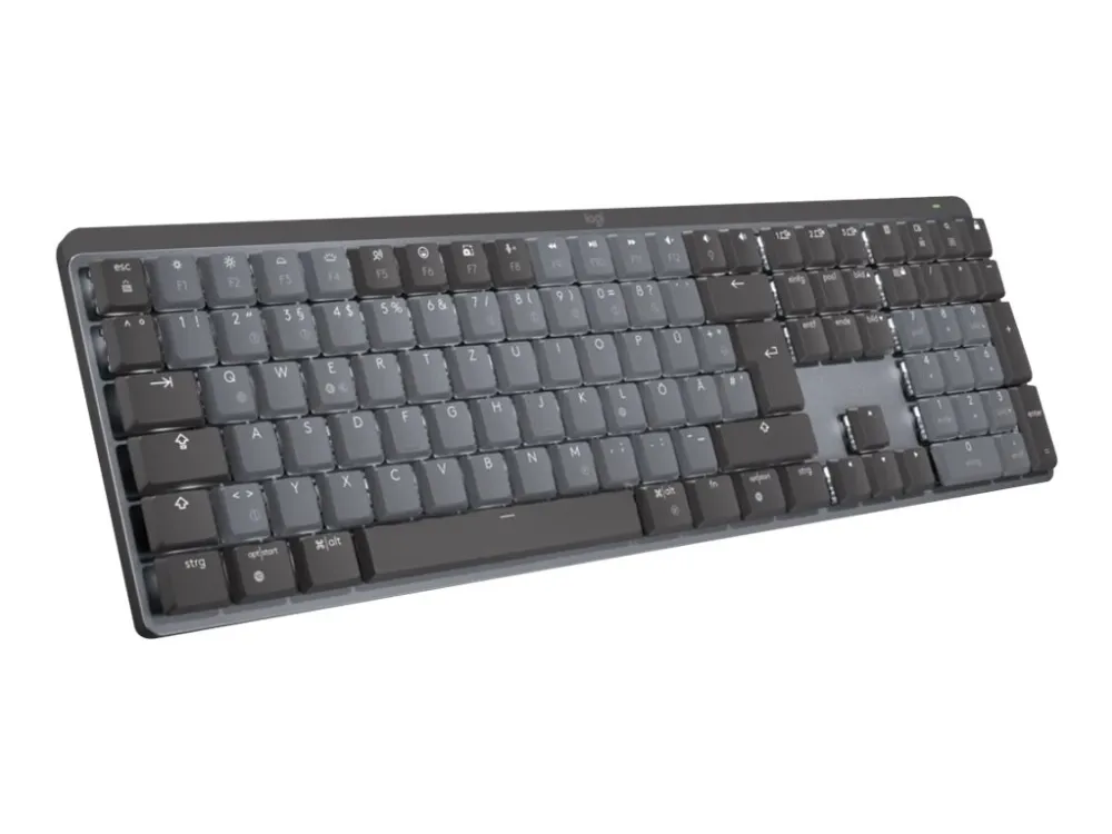 Logitech MX Mechanical Mini Minimalist Wireless Illuminated Performance Keyboard Graphite - Linear - US - Tastatur - Engelsk (USA) - Svart