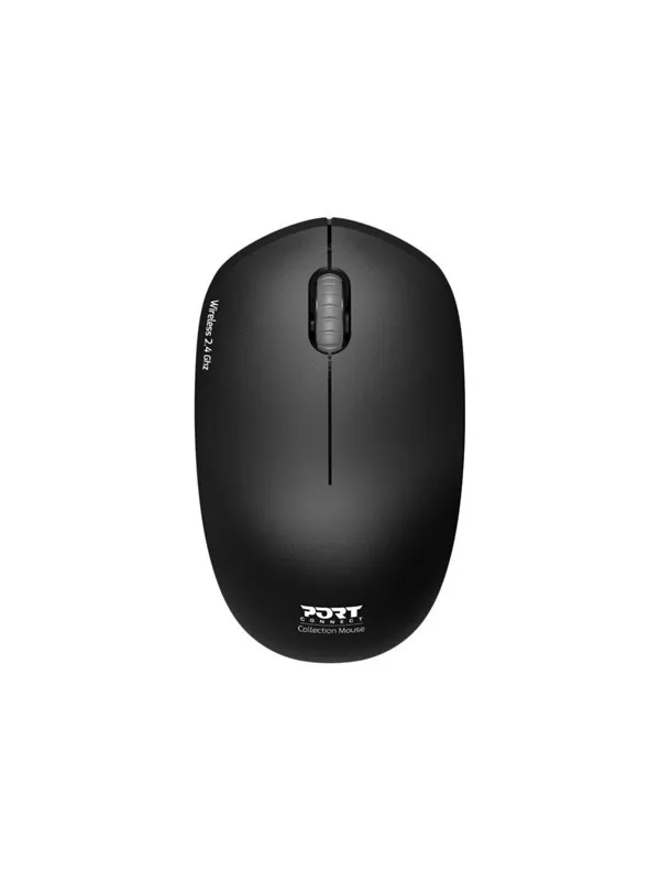 PORT Designs PORT Connect Collection - Mus - Optisk - 3 knapper - Svart