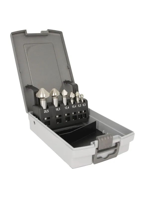 ALIAS Countersink set HSS-E  Ø6.3-20.5mm / 6 pcs.