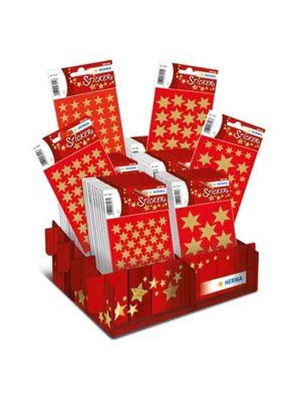 HERMA Stickers Decor Gold Star Display