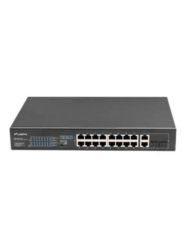 Lanberg RSFE-16P-2C-150 - switch - 16 ports - unmanaged - rack-mountable