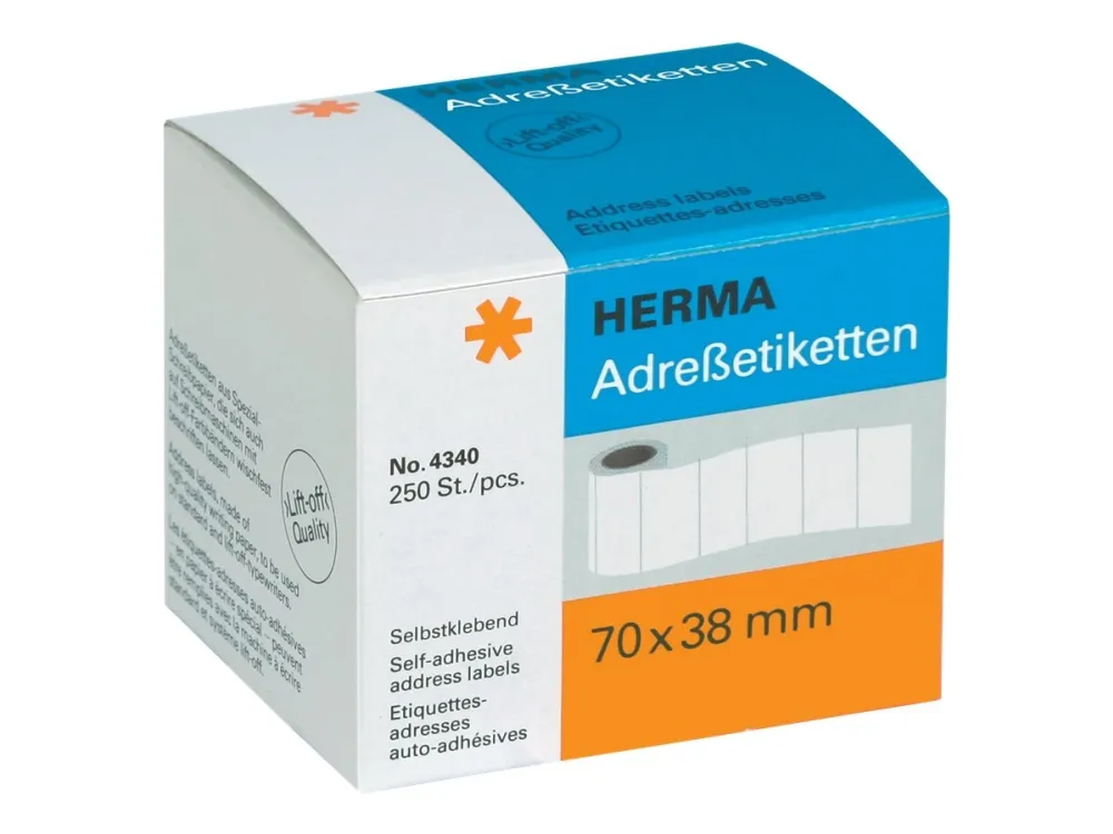 HERMA address labels - 250 label(s) - 70 x 38 mm
