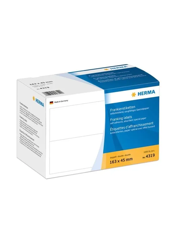 HERMA Franking labels - 1000 label(s) - 163 x 45 mm