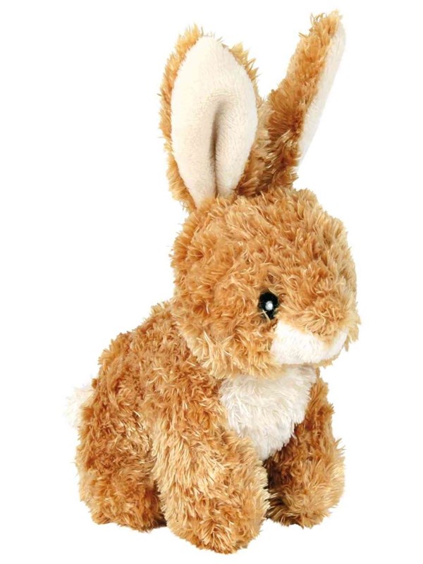 Trixie Dog Toy Rabbit Plushie Squeaker Assorted Colors 15cm