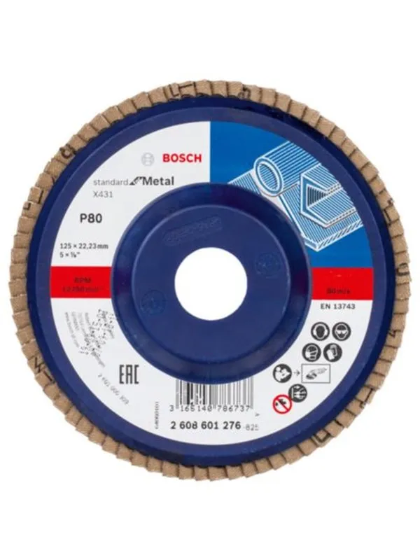 Bosch Flap Disc for Metal 125 mm K80