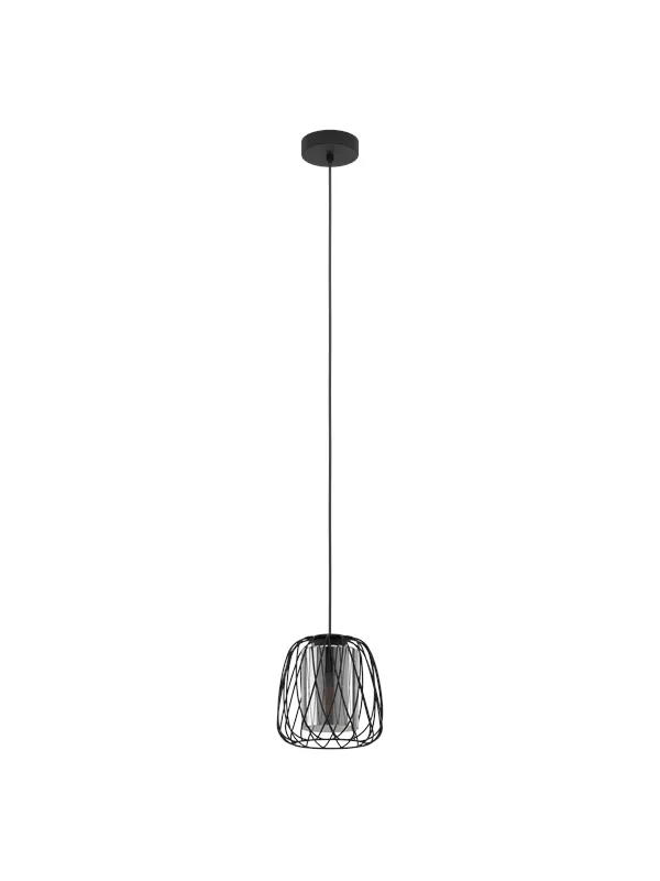 EGLO FLORESTA pendant black-transparent