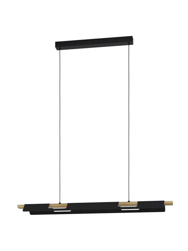 EGLO ERMUA long table pendant black/brown