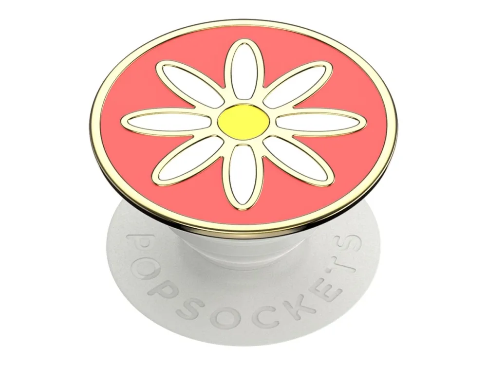 PopSockets Enamel Quaint Daisy Coral