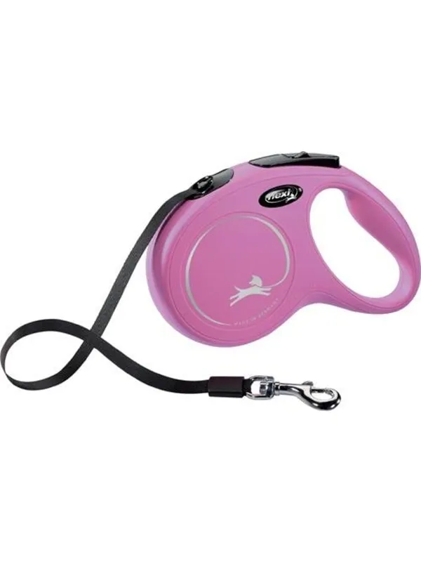 Flexi New Classic M-L leash 5 m pink