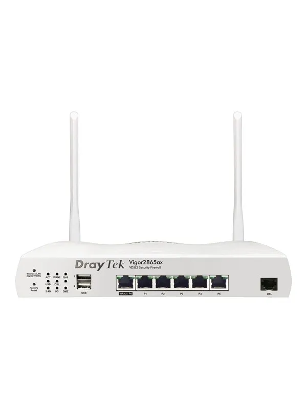 DrayTek Vigor 2865ax Homeplug / PowerLine