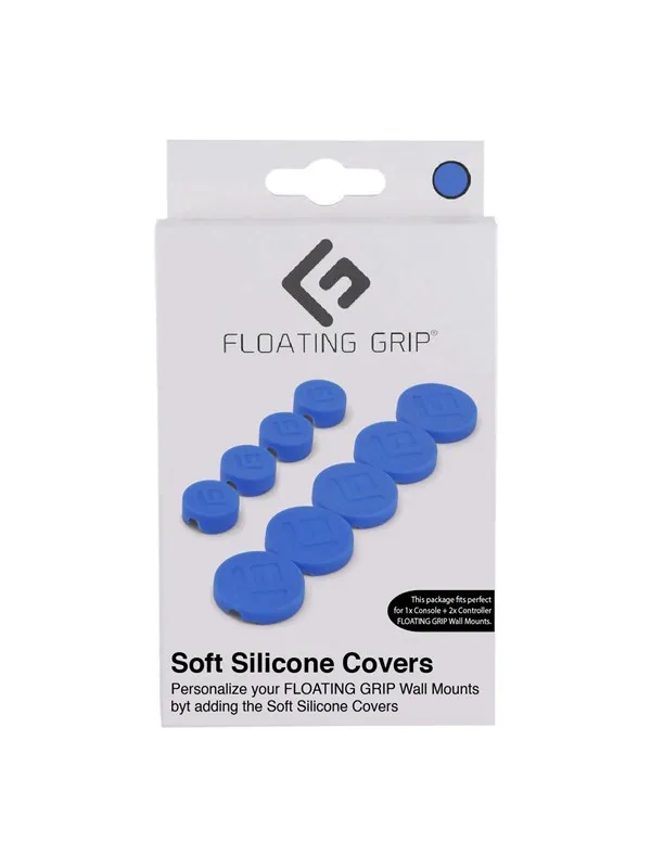 Floating Grip Wall Mount Covers (Blue) - Miscellaneous - Sony PlayStation 5