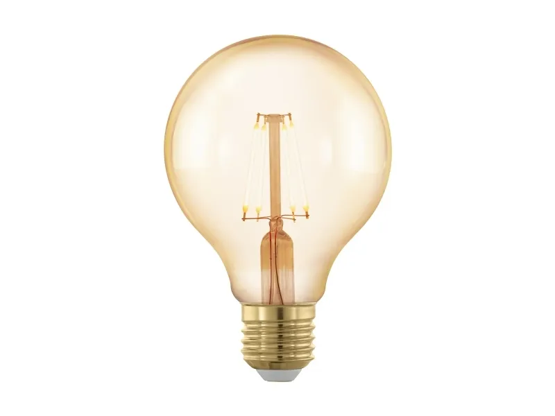 EGLO LED-lyspære G80 Globe 4.5W/822 400 lumen amber 3-step E27