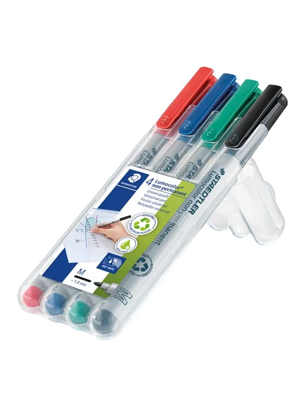 Staedtler Universal pen Lumocolor non-p M 4pc