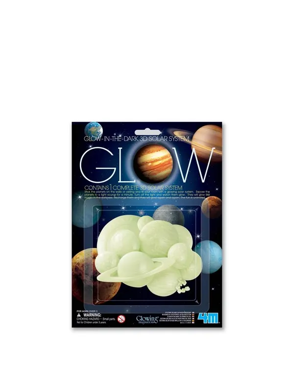 4M Glow 3D solar system