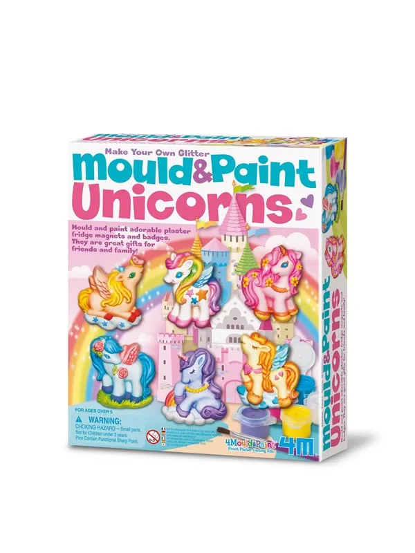 4M Mould & paint glitter unicorns