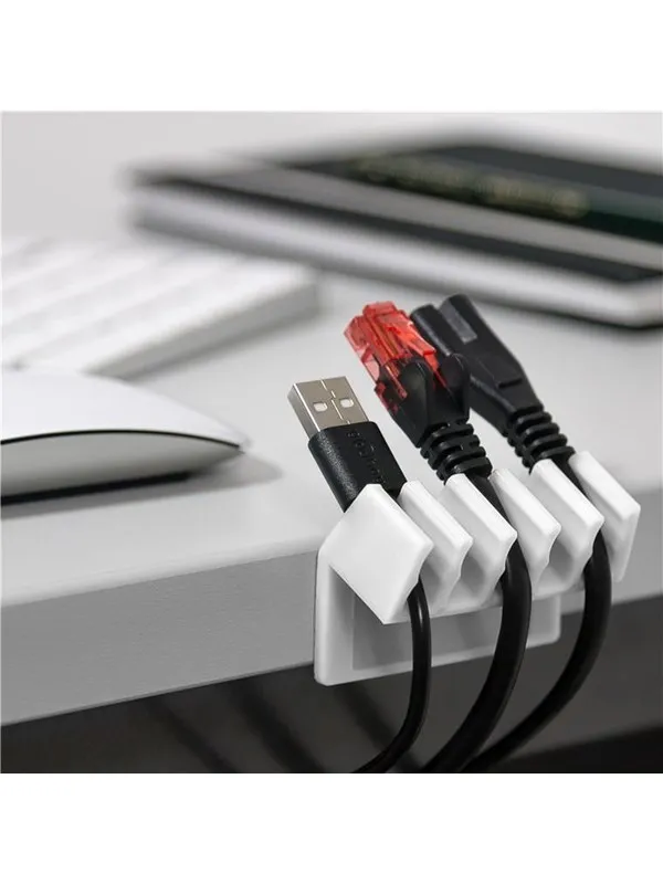 Pro Cable Management 5 Slots white