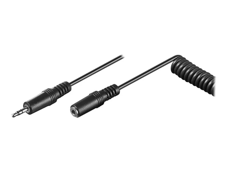 Pro Headphone extension cable 3.5 mm coiled cable