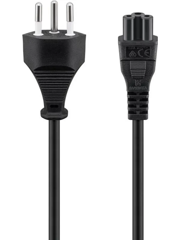 Pro Power supply cord Switzerland 1.8 m black