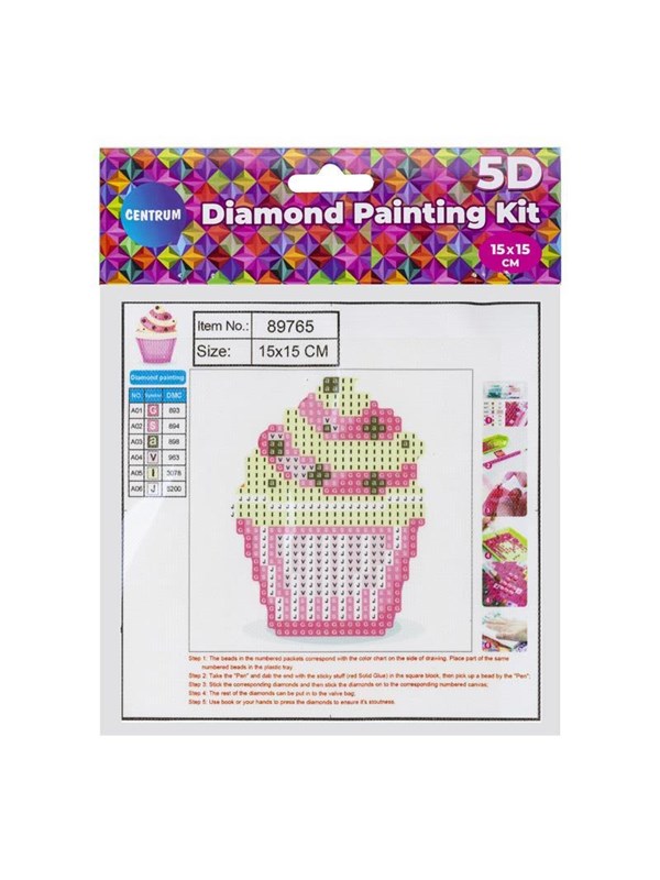 CENTRUM Diamond Painting 15*15cm. Cupcake
