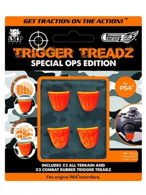 iMP TECH Trigger Treadz Special Ops: 4 Trigger Treadz Pack for PS4 - Miscellaneous Tilbehør til spillkonsoll - Sony PlayStation 4