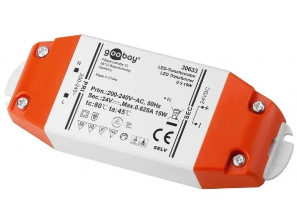 Pro LED Transformer 24 V (DC)/15 W 15 W