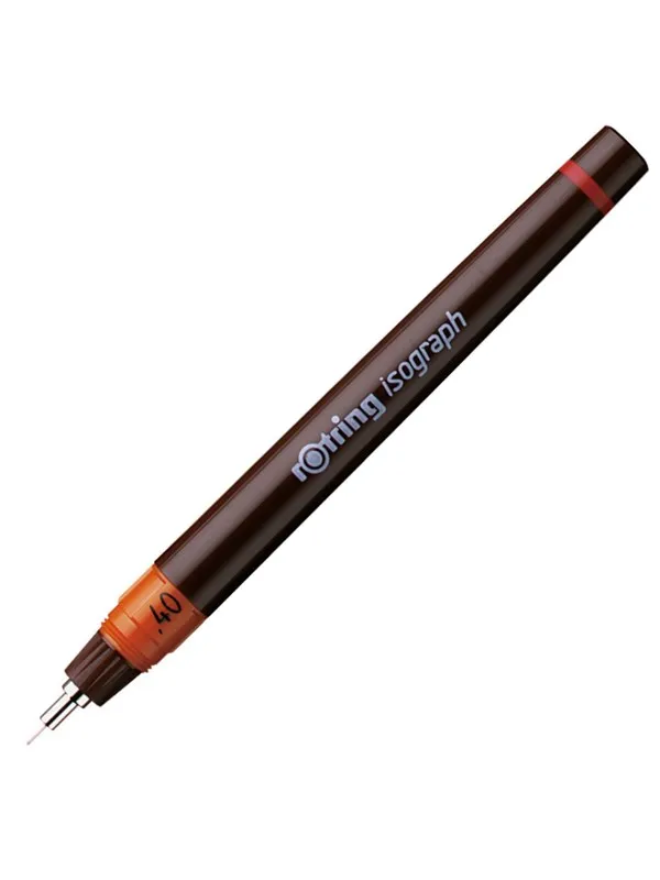 Rotring Isograph Technical Drawing Pen | 0.40 mm | Refillable Fineliner Pen