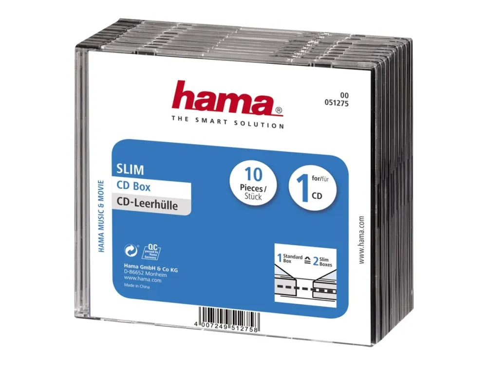 Hama storage CD slim jewel case