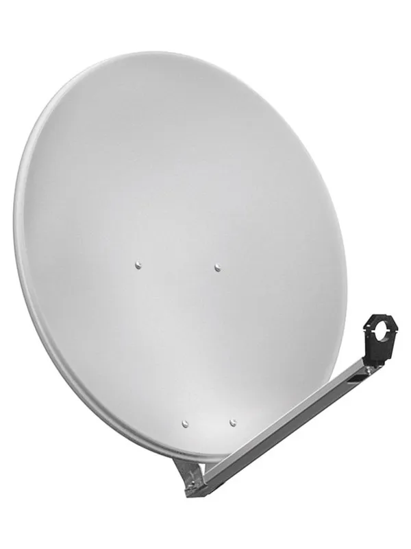 Pro 80 cm aluminium satellite dish light gray - for i