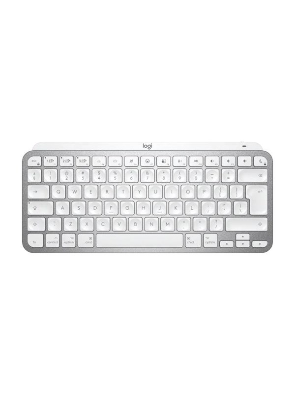 Logitech MX Keys Mini For Mac Wireless Keyboard - Pale Grey - US - Tastatur - Engelsk (USA) - Grå