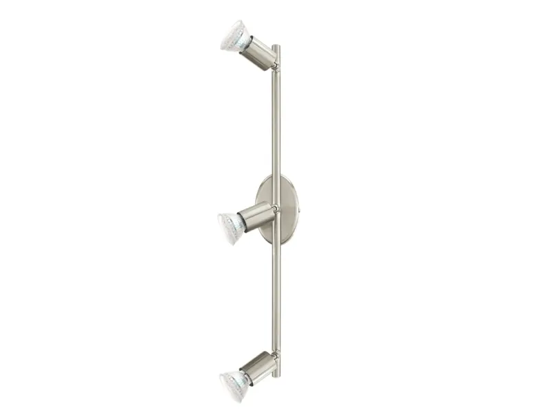 EGLO BUZZ LED spot rail 3L brushed steel