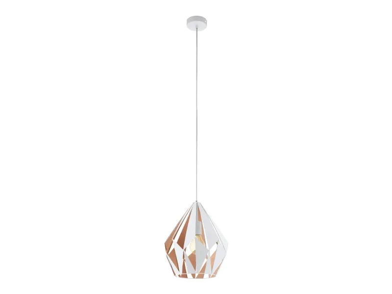 EGLO CARLTON 1 pendant Ø310 mm white/gold