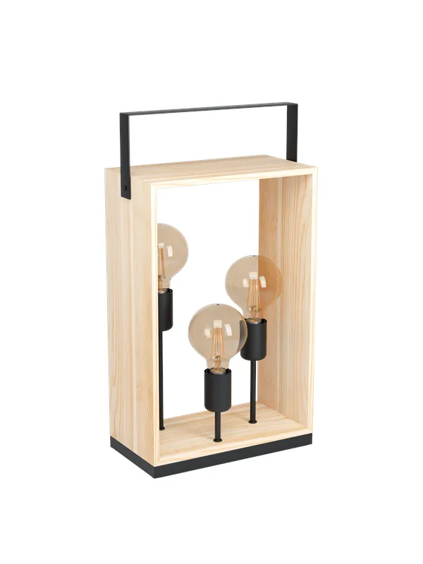 EGLO FAMBOROUGH table lamp black/wood