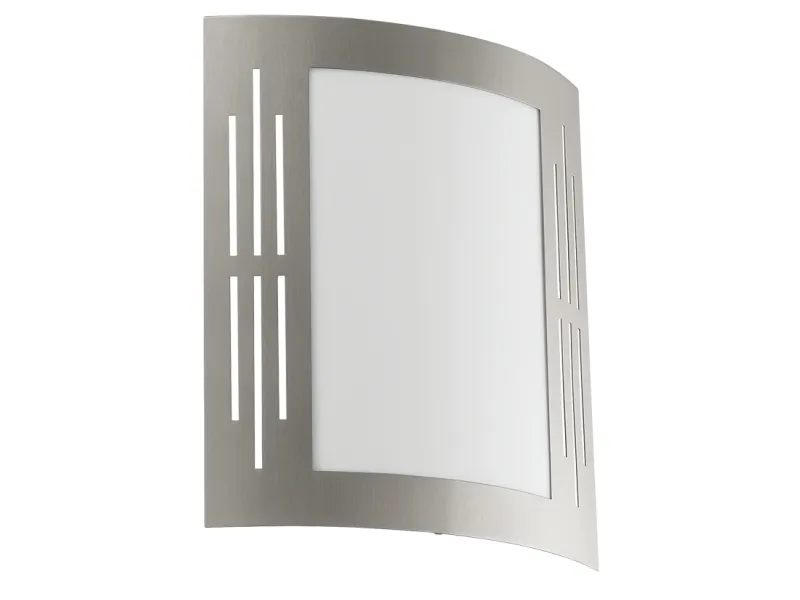 EGLO CITY outdoor wall lamp stainless steel