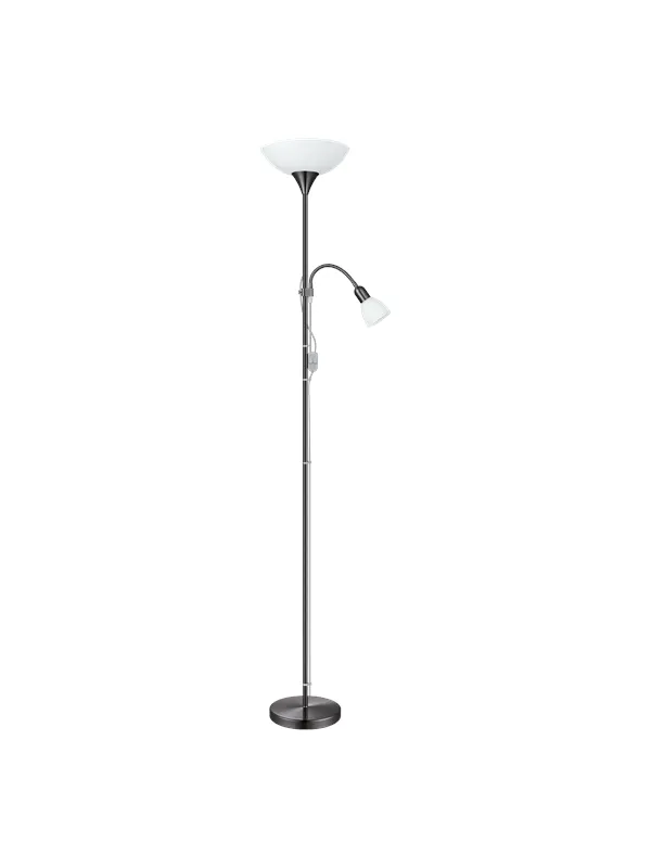 EGLO UP 2 floor lamp black/white