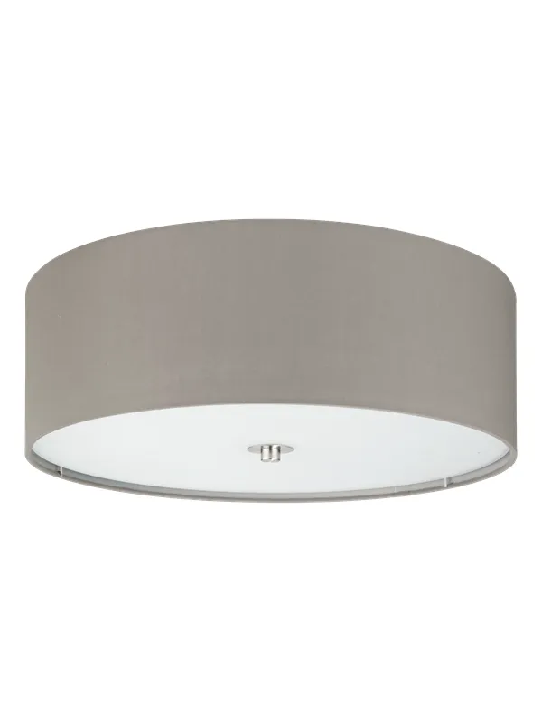 EGLO PASTERI ceiling lamp Ø475 mm taupe
