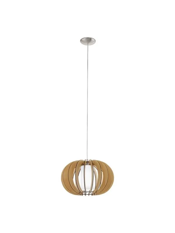 EGLO STELLATO 1 pendant light maple white