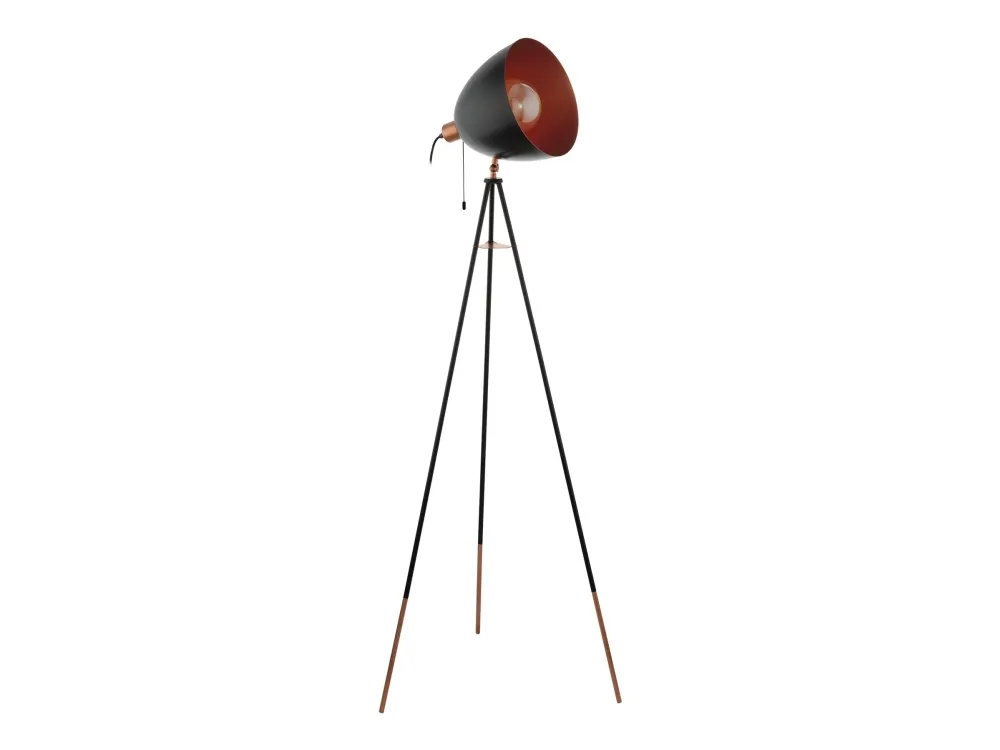 EGLO CHESTER floor lamp black/copper