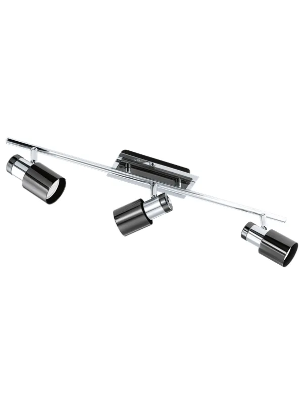 EGLO DAVIDA spot rail 3L chrome/black