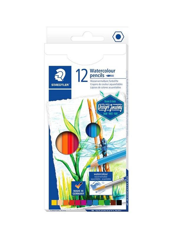 Staedtler Coloured pencil aqu 12pcs 100% PEFC