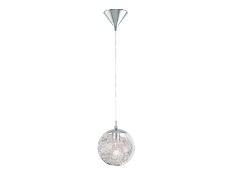 EGLO LUBERIO pendant light clear aluminium