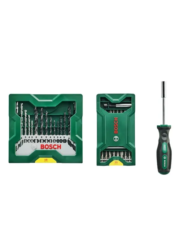 Bosch Mini X-Lin 2607017655 Bit set 41-piece incl. screwdriver bit holder