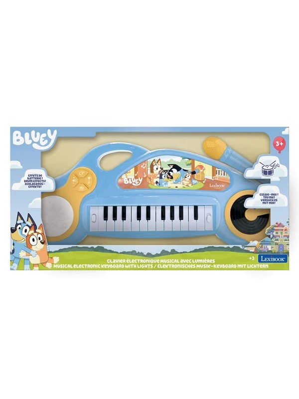 Bluey Fun Electronic Keyboard with Light