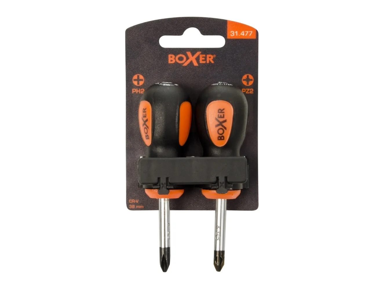 Boxer Skrutrekkerett kort - 2 stk.