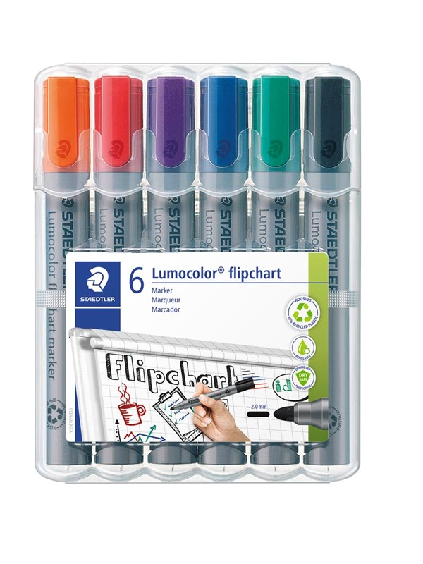 Staedtler Flipchart marker Lumo. 6pcs.box
