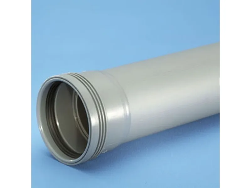 Wavin Wafix pp pipe with sleeve 110 x 500 mm grey