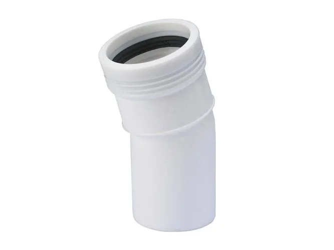 Wavin Wafix pp bend 15° x 40 mm white